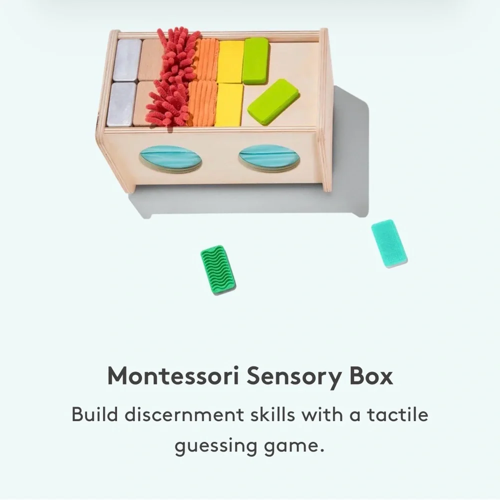 Lovevery Montessori Colorful Sensory Box from the Playkits